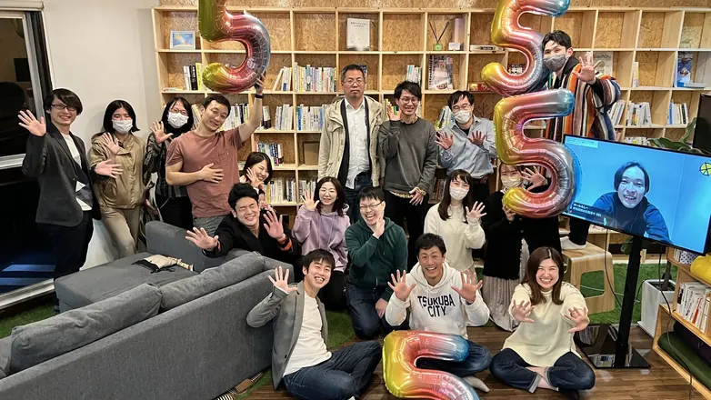 5周年の「全員集合!」の写真